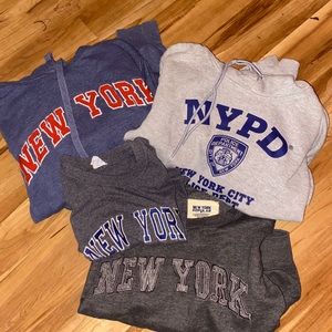 new york hoodies and shirt bundle!